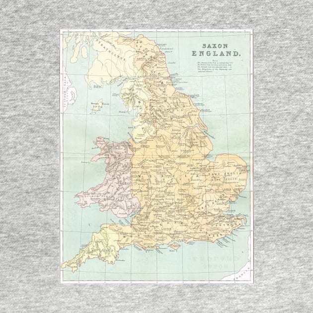 Map of Saxon England by artfromthepast